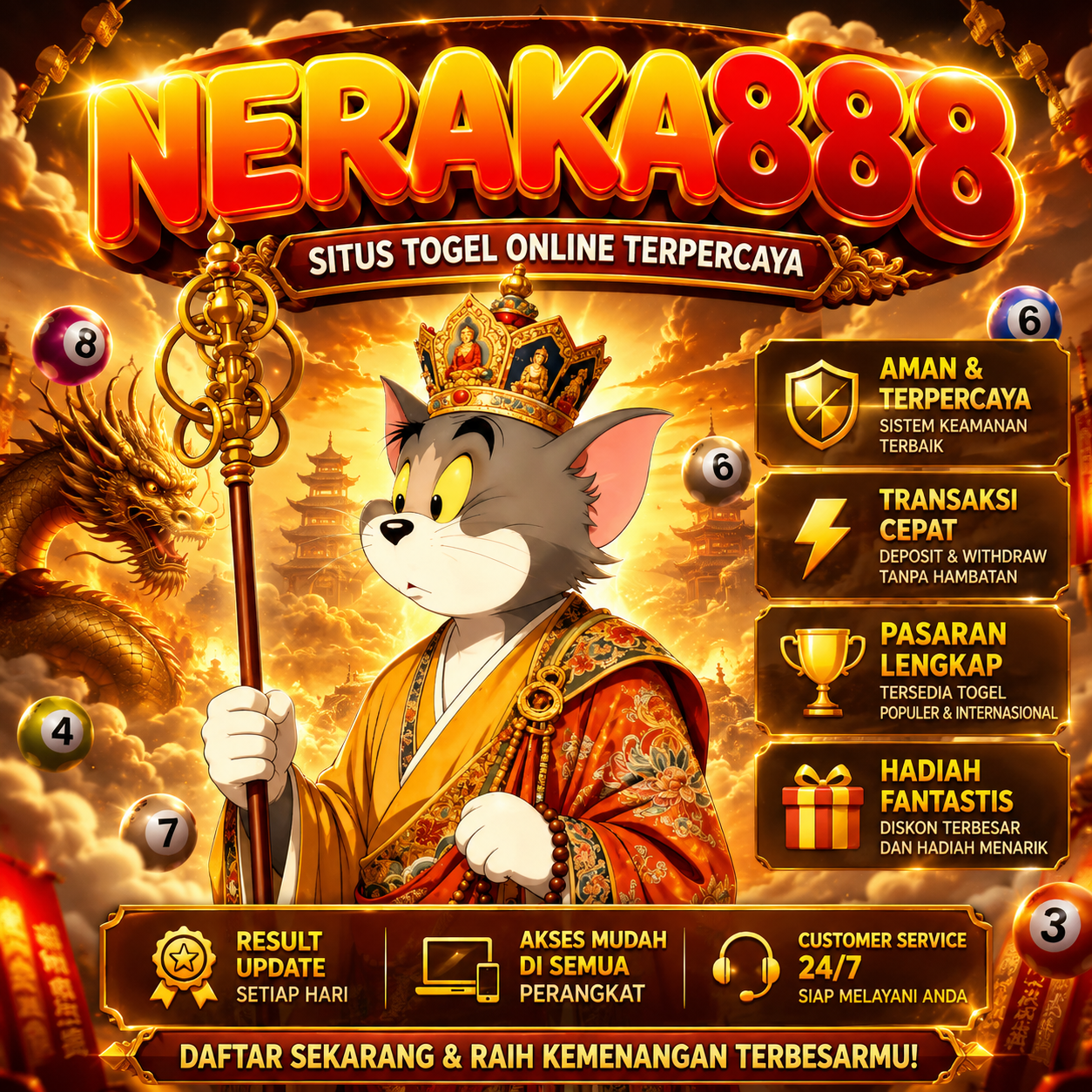 NERAKA888 > Sarana Entitas Permainan Online Terpercaya Terbaik Front Black 